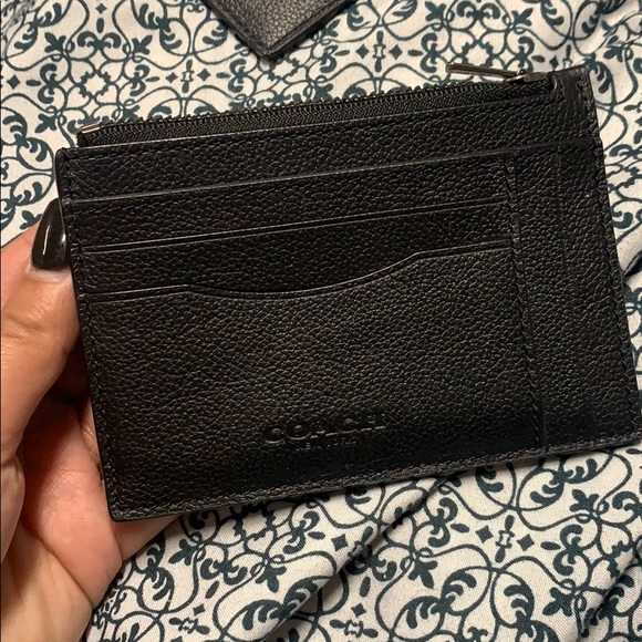Authentic Coach 9 card slot card holder